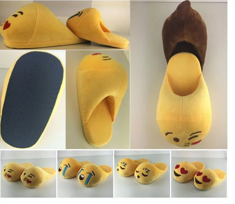 Amazingly Cute Emoji Slippers