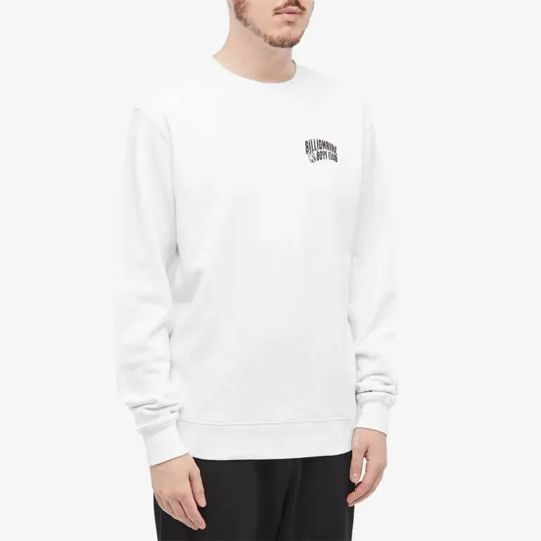 Billionaire Boys Club Small Arch Logo Sweatshirt, white