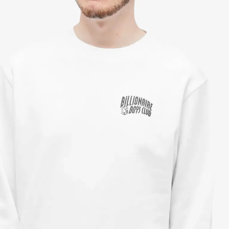 Billionaire Boys Club Small Arch Logo Sweatshirt, white