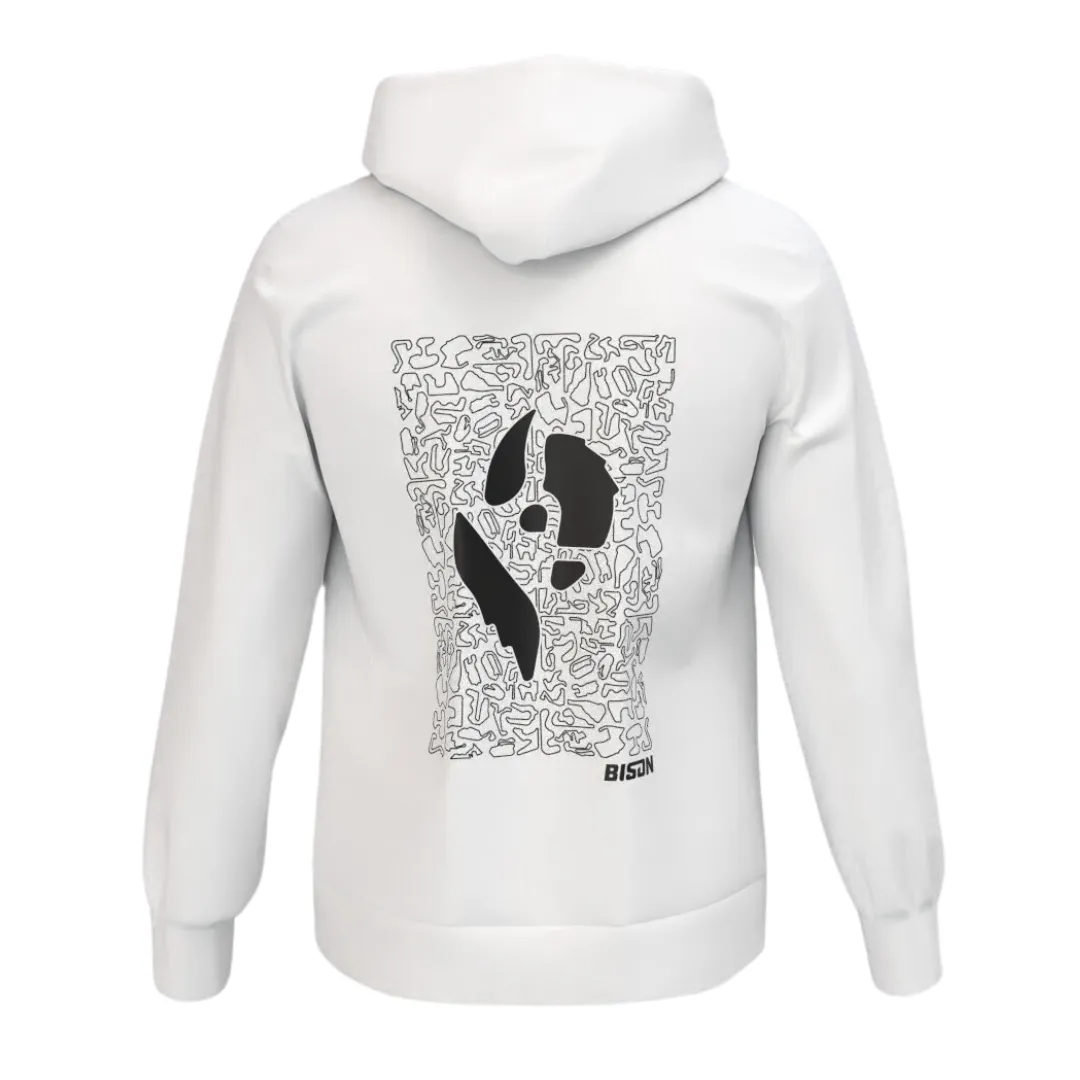 Bison Abstracked Full-Zip Hoodie