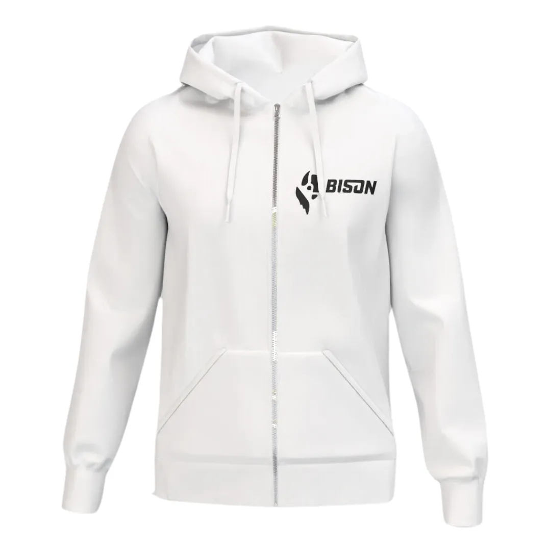 Bison Abstracked Full-Zip Hoodie