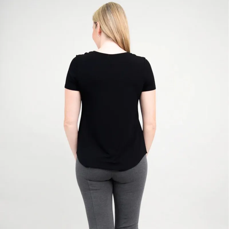 Blue Sky Tessa Tee Black