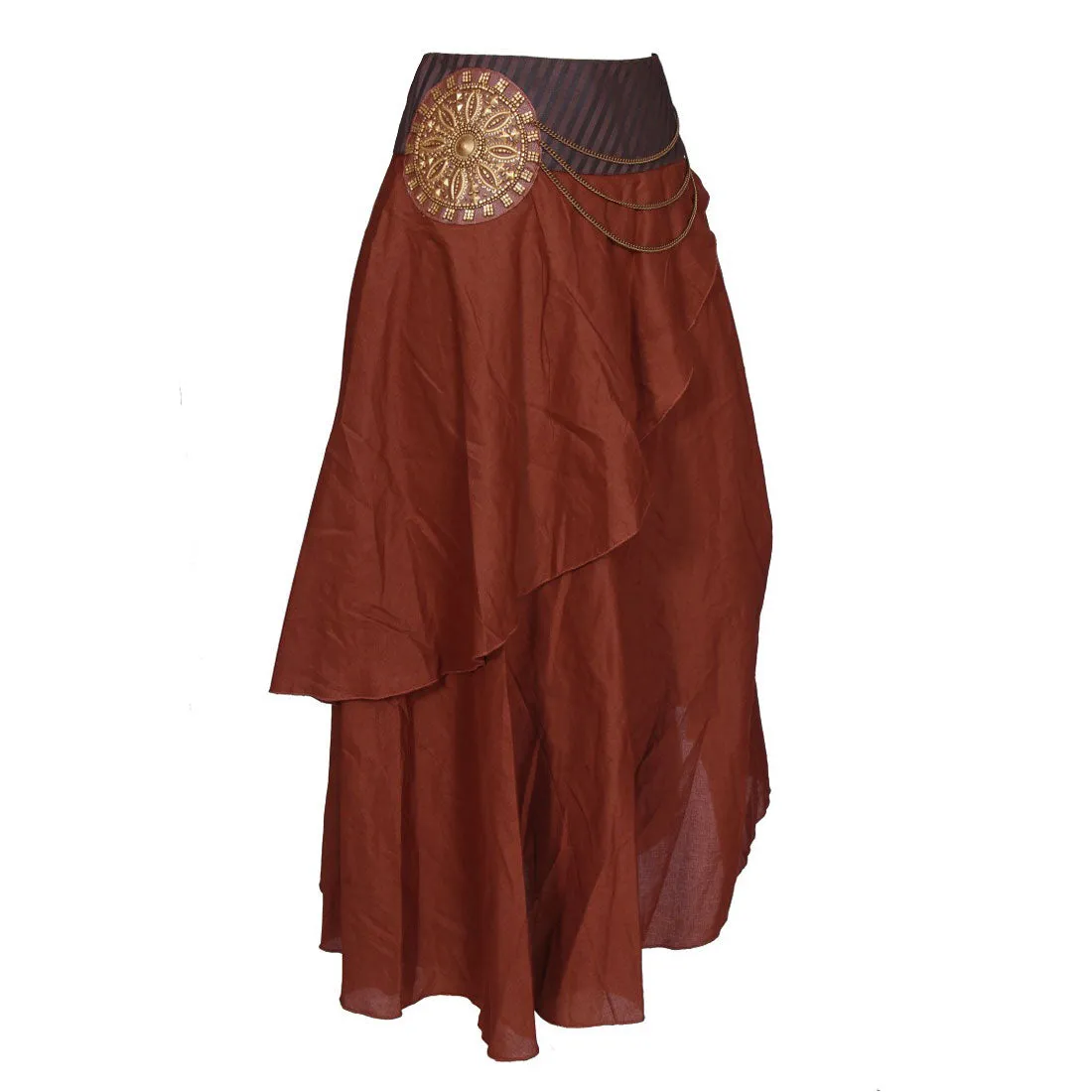 Bushman Coffee Cotton Skirt