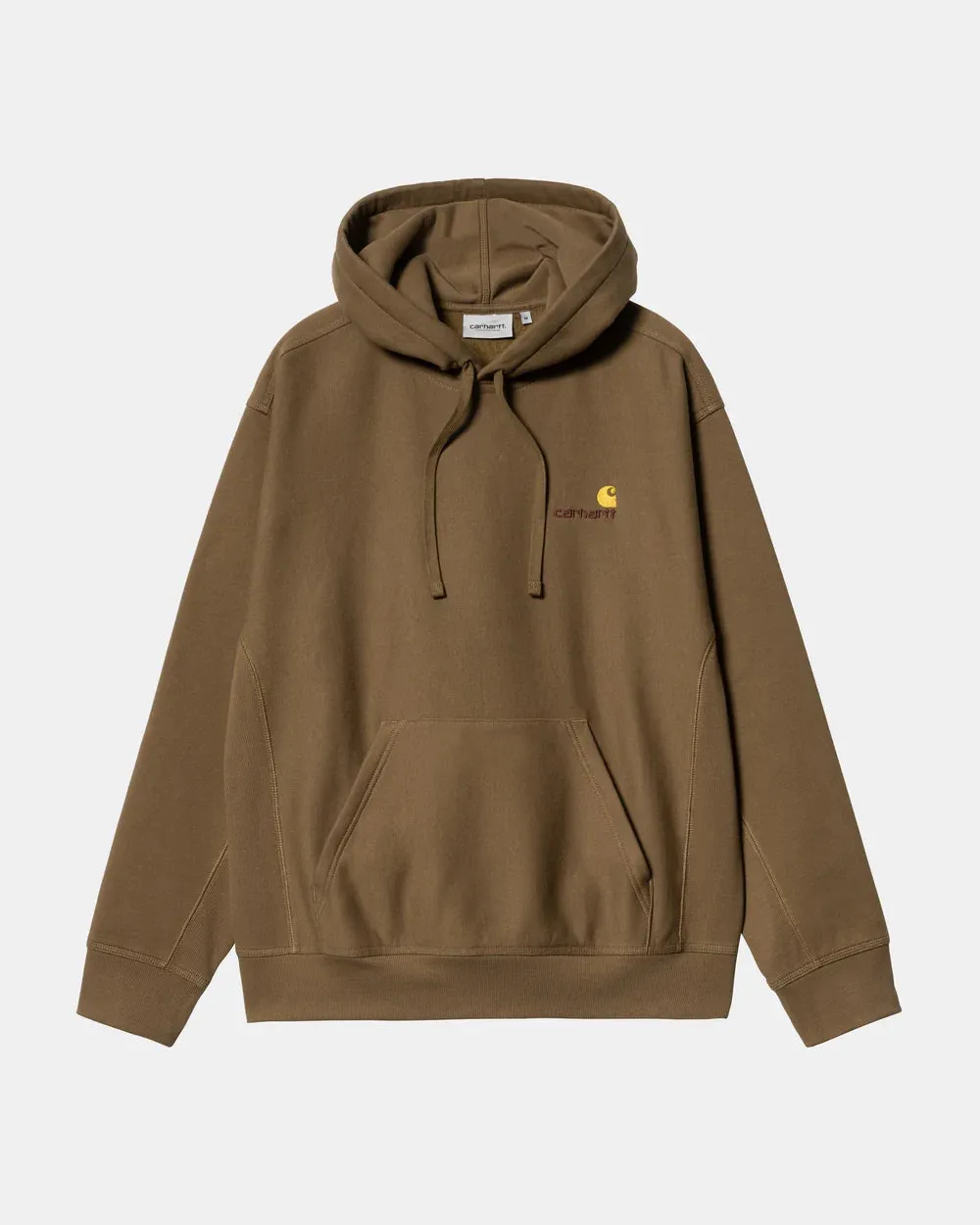 Carhartt WIP Hooded American Script Sweatshirt Lumber