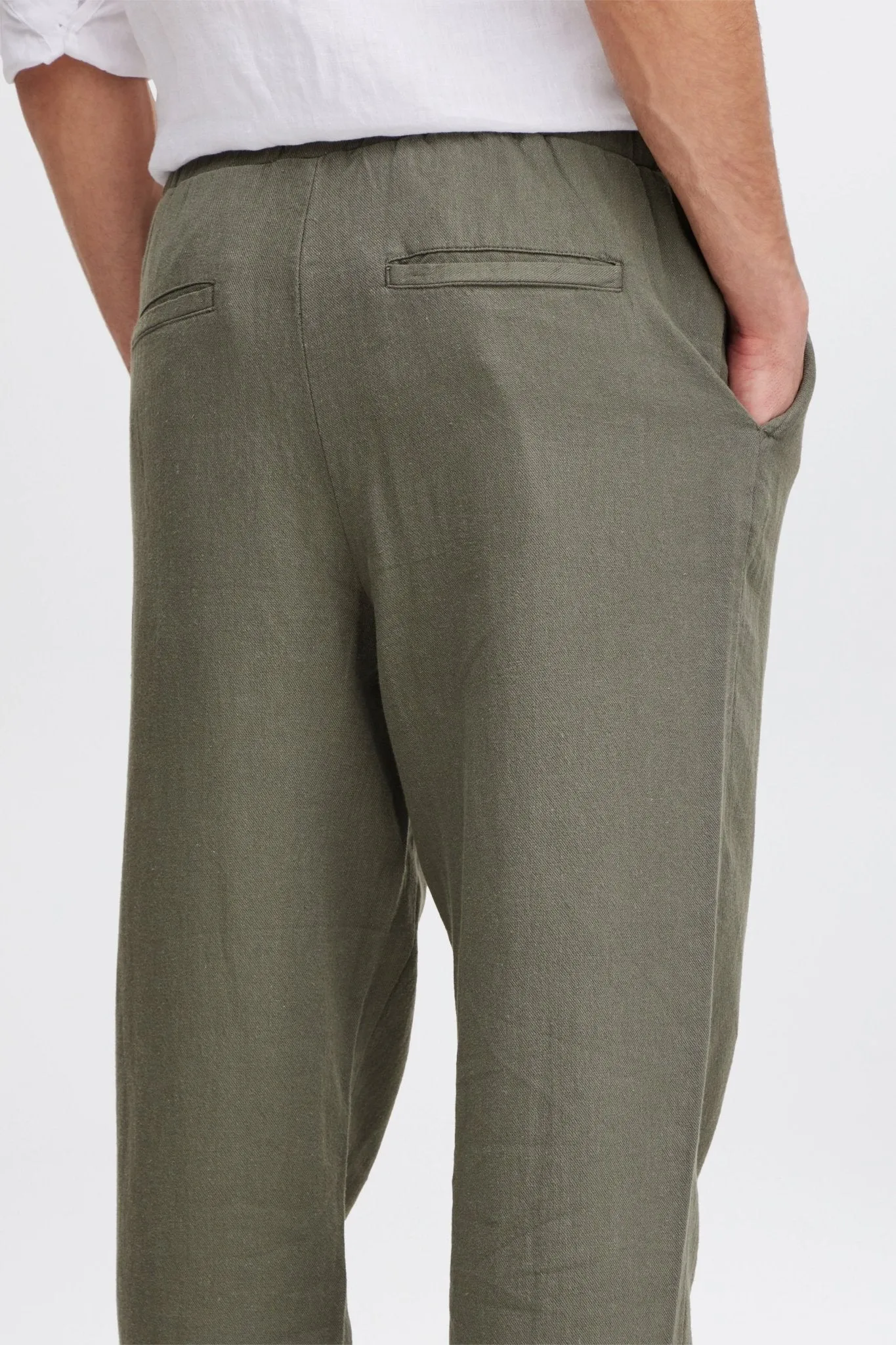 CASUAL FRIDAY - CFHakan Linen Mix Pants - 20505144