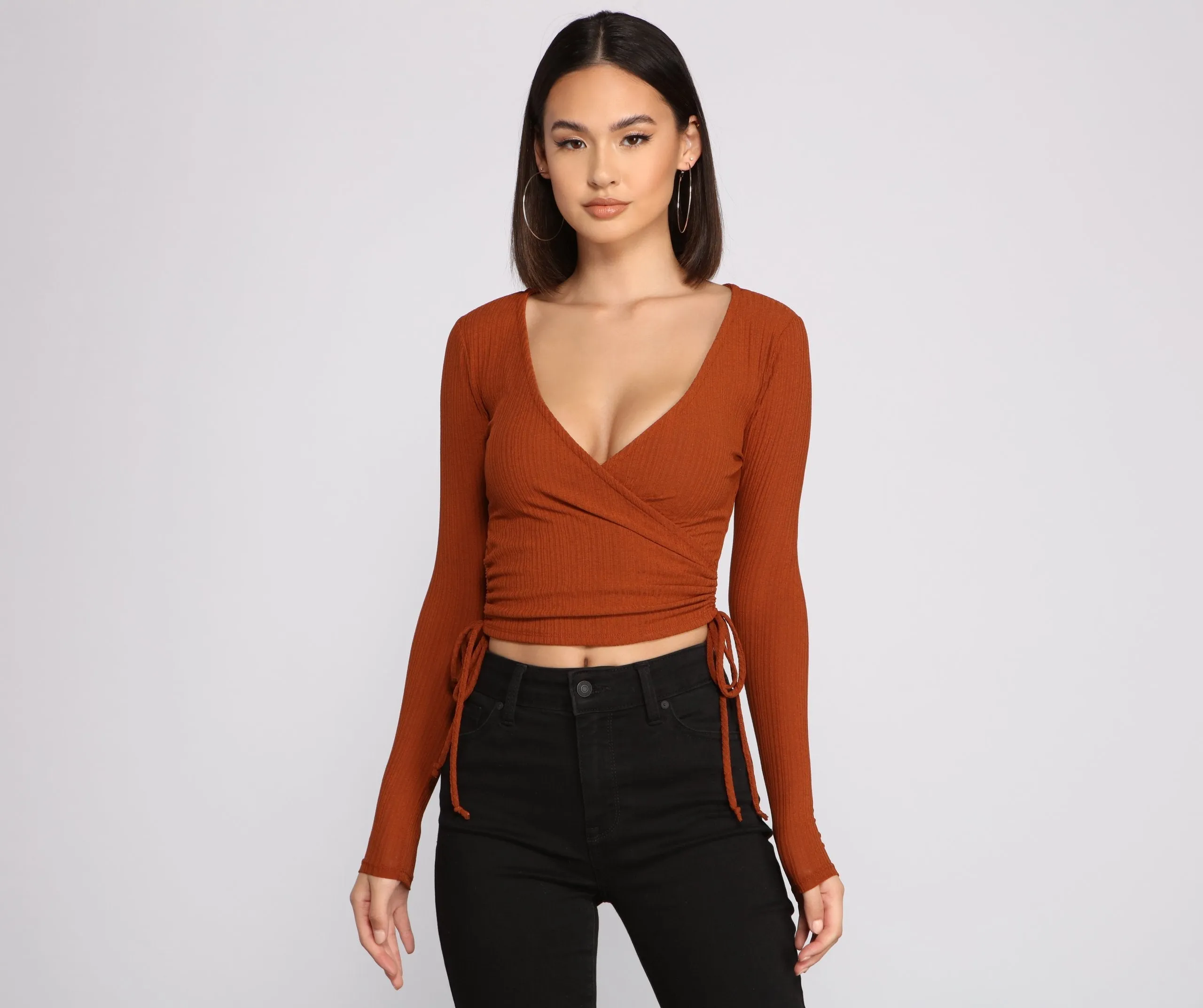 Casual Vibes Ribbed Knit Top