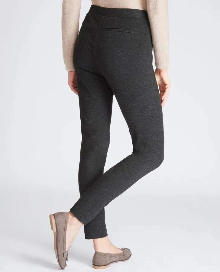 Charcoal Grey Ponte Jeggings