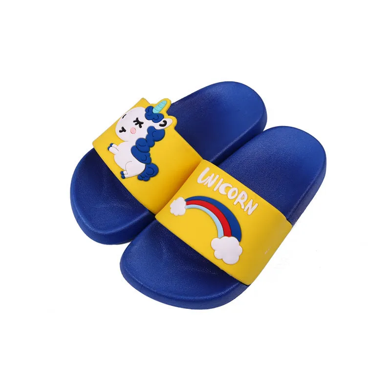 child slippers summer cartoon cute indoor and outdoor wear plastic shoelace slippers.