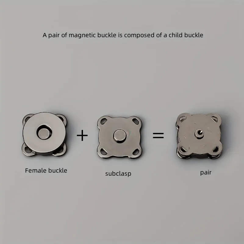 DIY Magnetic Buckles Secure  Convenient Closure for Clothing Accessories