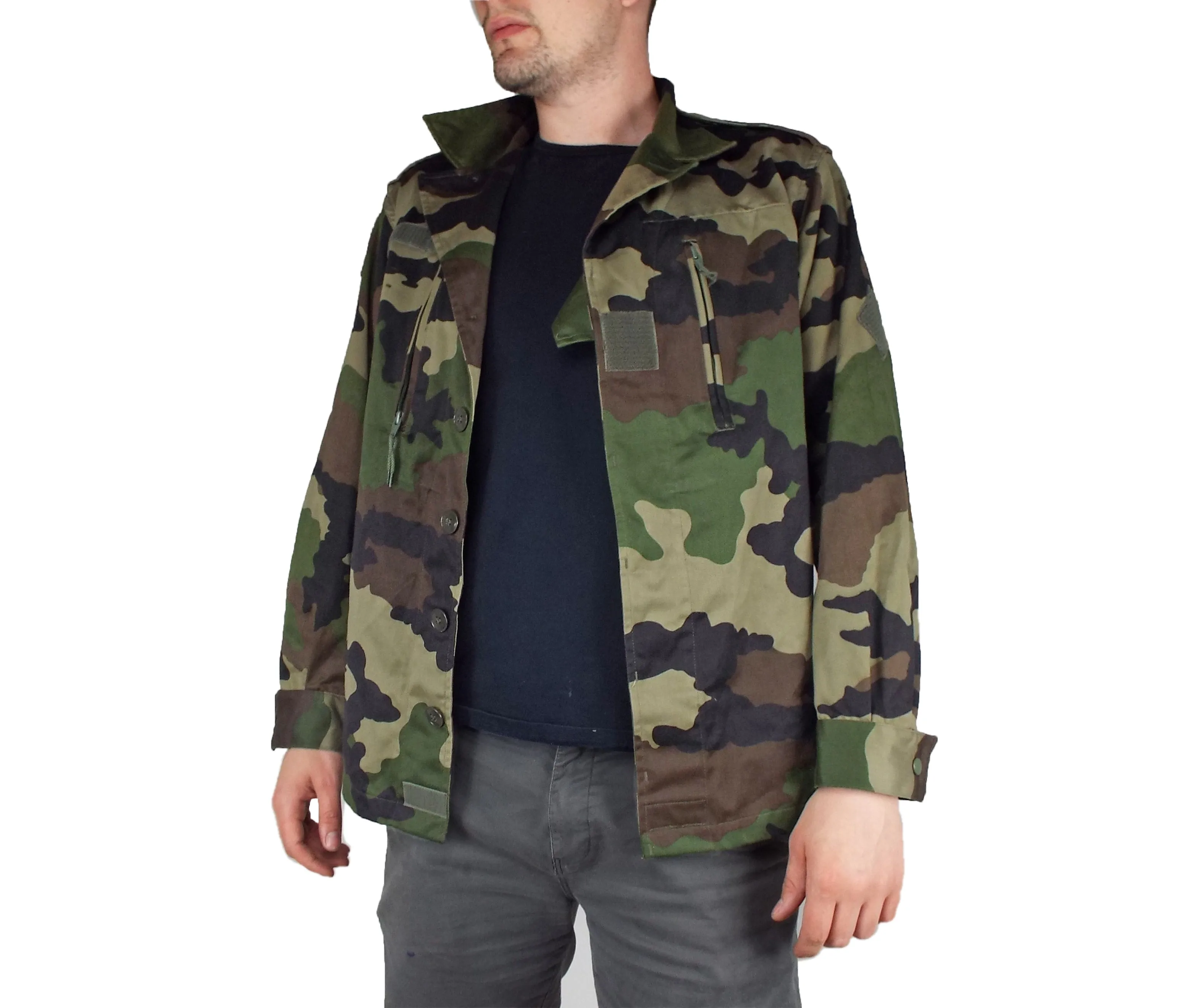 French CCE Woodland Camo F1 Jackets