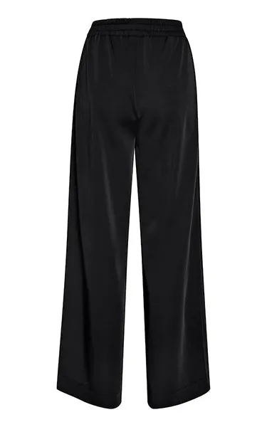 Gestuz Sloan Black Wide Long Pants