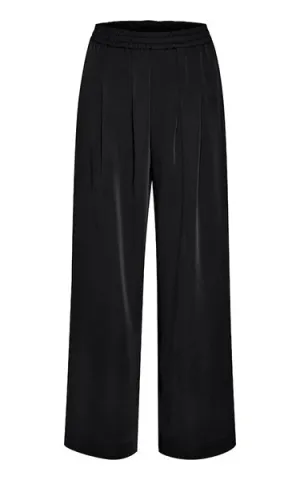 Gestuz Sloan Black Wide Long Pants