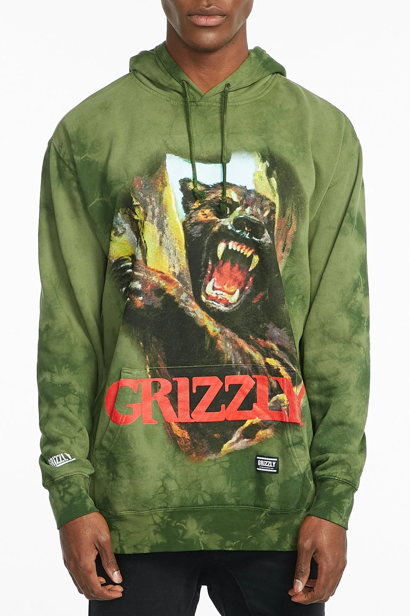 Grizzly Guys Green Hunting Season Popover Hoodie