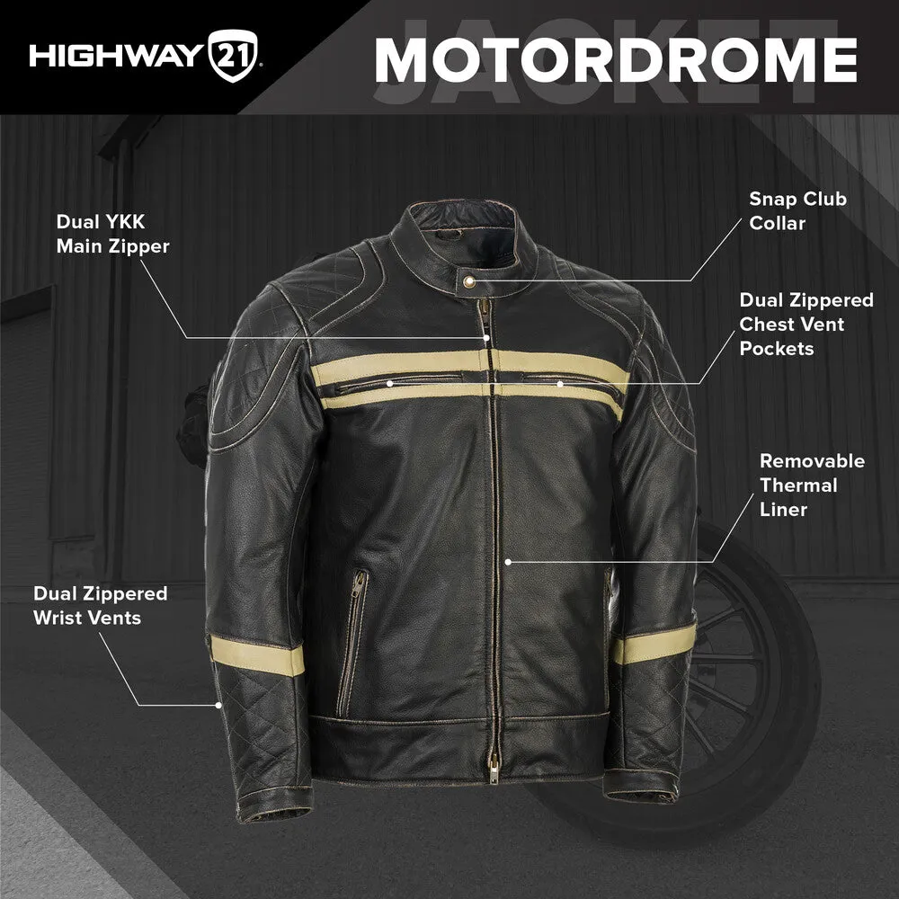 Highway 21 Motordrome Motorcycle Riding Jacket