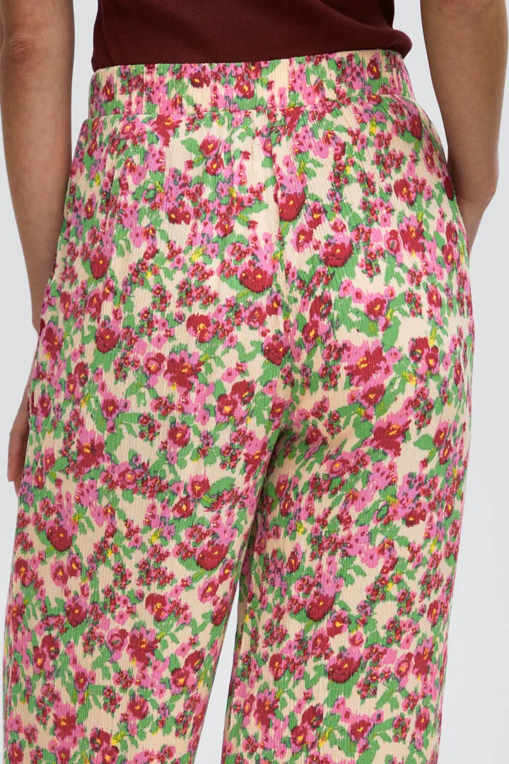 Ichi Ihmarrakech Pants Structured Flowers