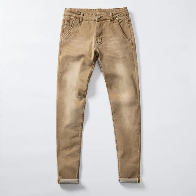 Men's Faded Washed Look Jeans