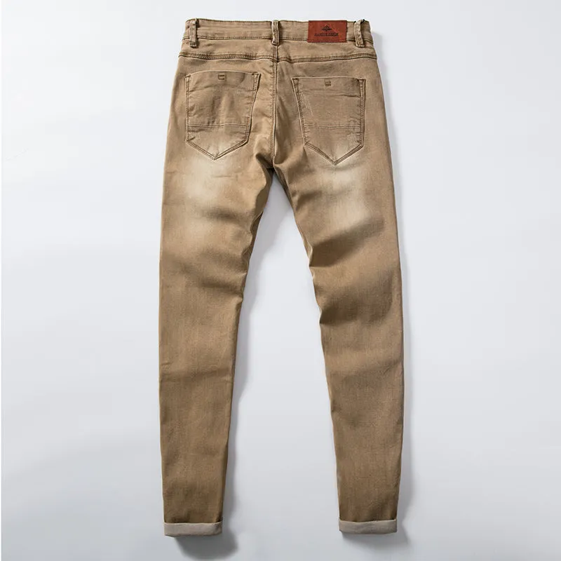 Men's Faded Washed Look Jeans