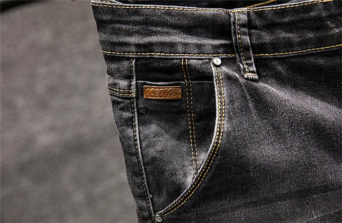 Men's Faded Washed Look Jeans