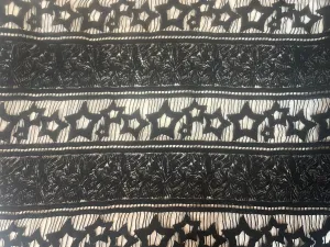 Modern Cotton Star Lace - Jet Black