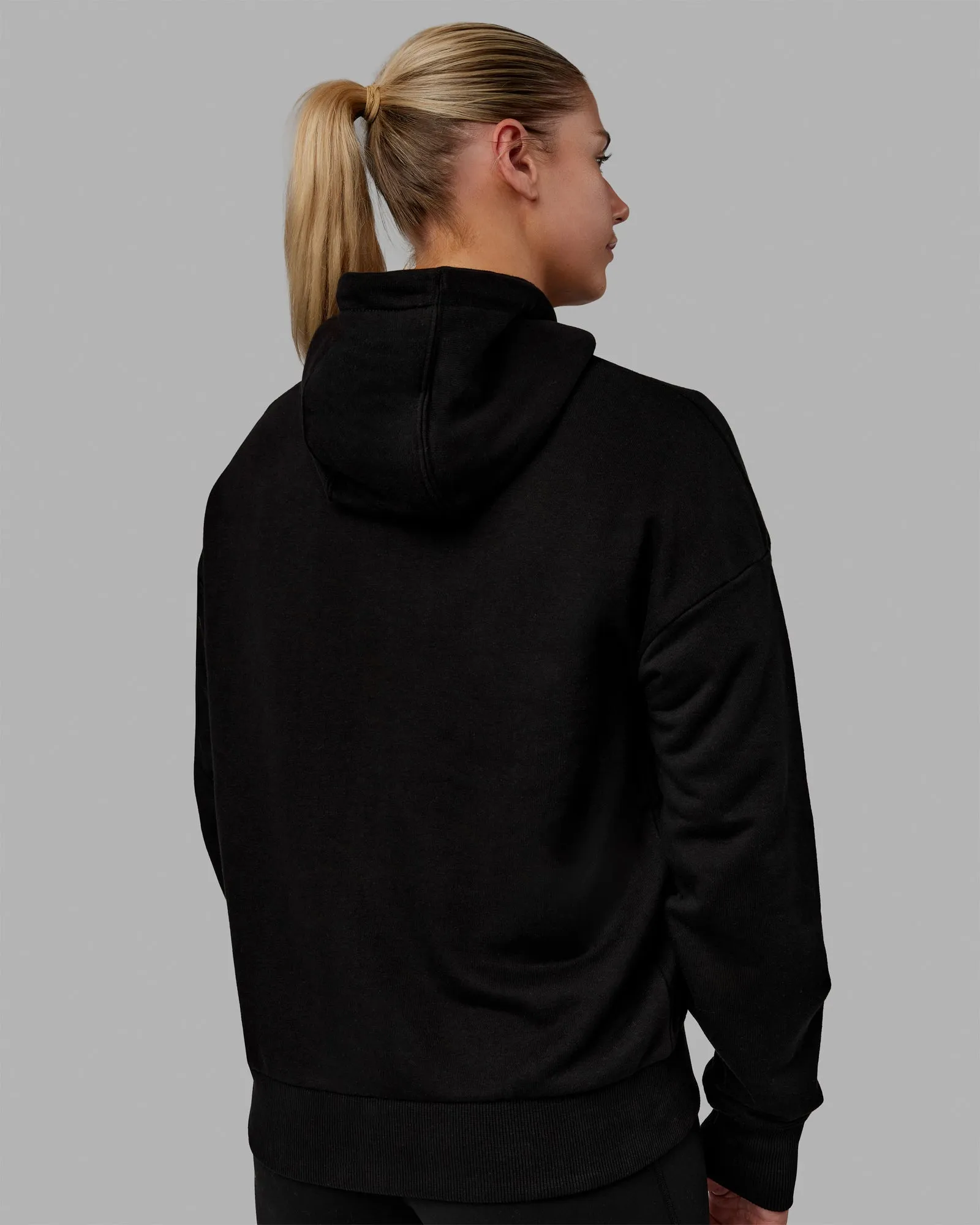 MVP Zip Through Hoodie - Black