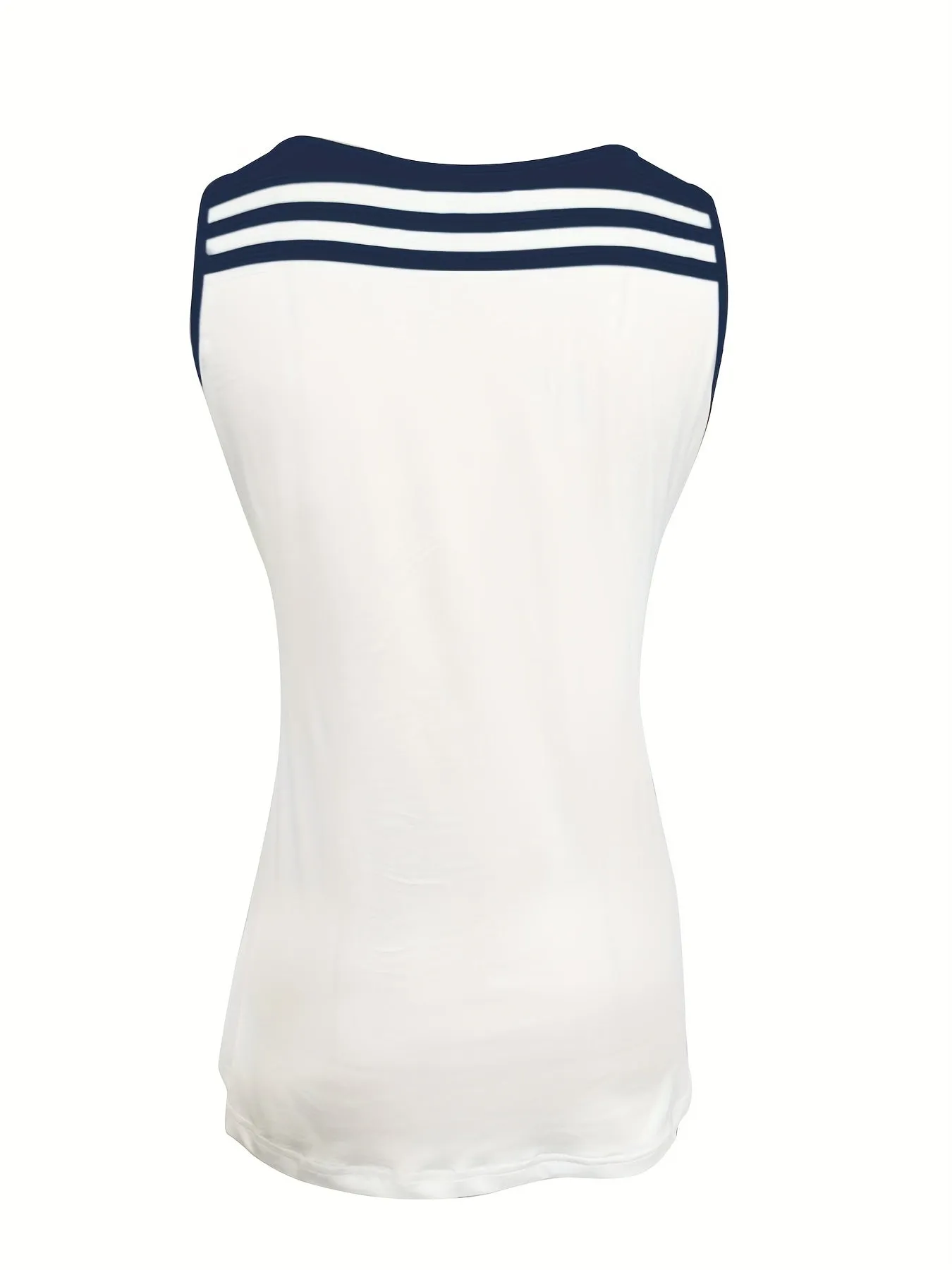 Nauticalinspired Sleeveless Tank Top for Summer Fashionforward Women