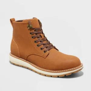 New - Men's Forrest Work Boots - Goodfellow & Co Cognac 10.5