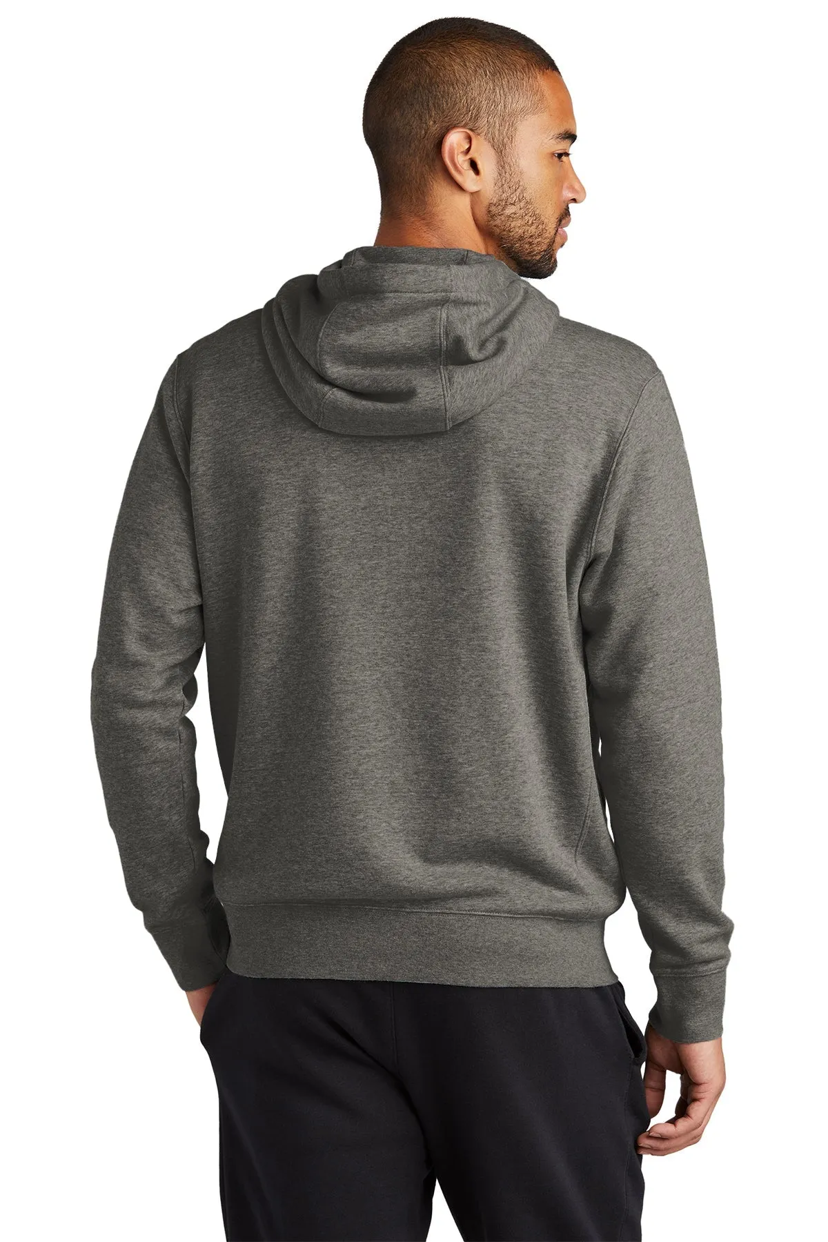 Nike Club Fleece Custom Zip Hoodies, Charcoal Heather