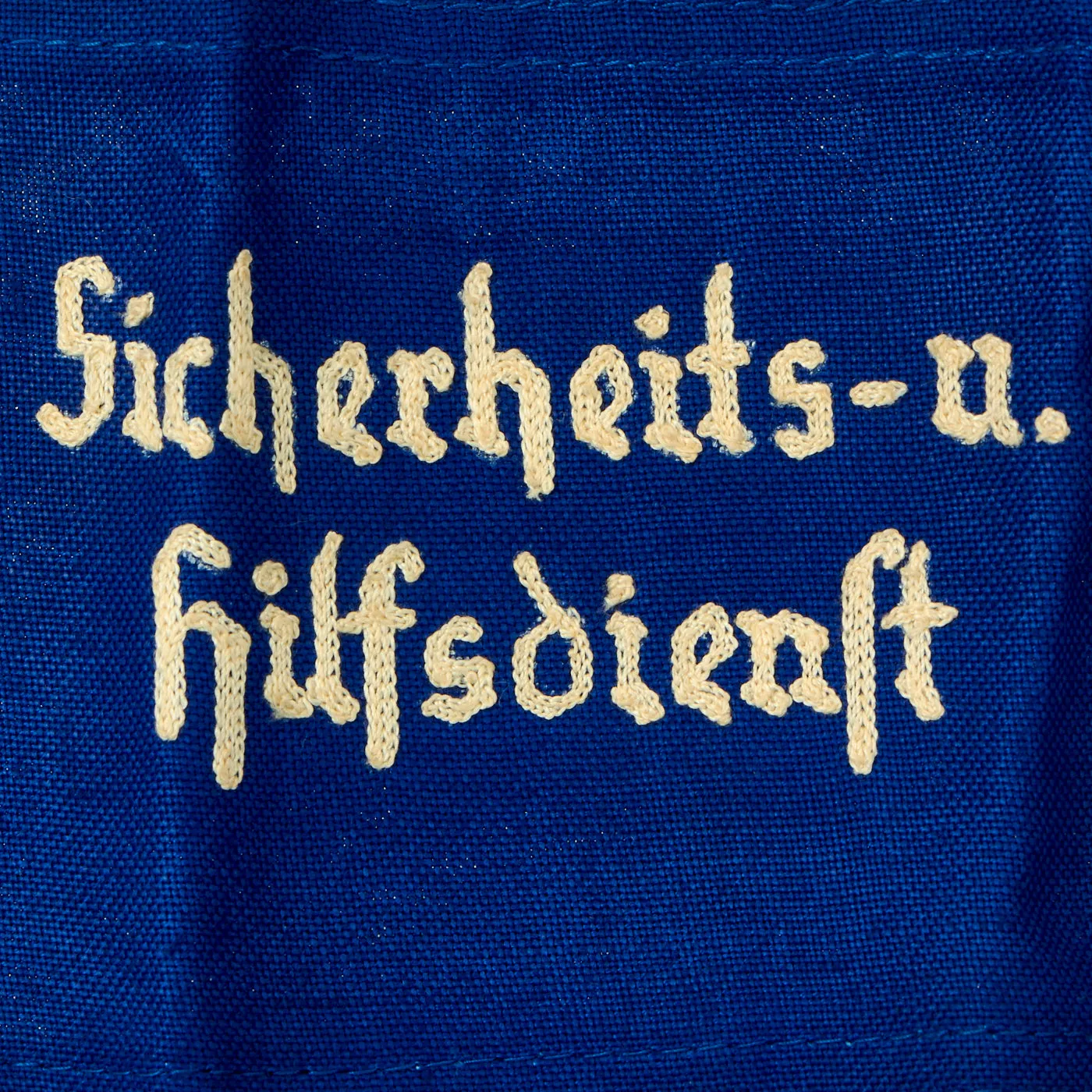 Original German WWII Sicherheits und Hilfsdienst (SHD) Security and Assistance Service Armband