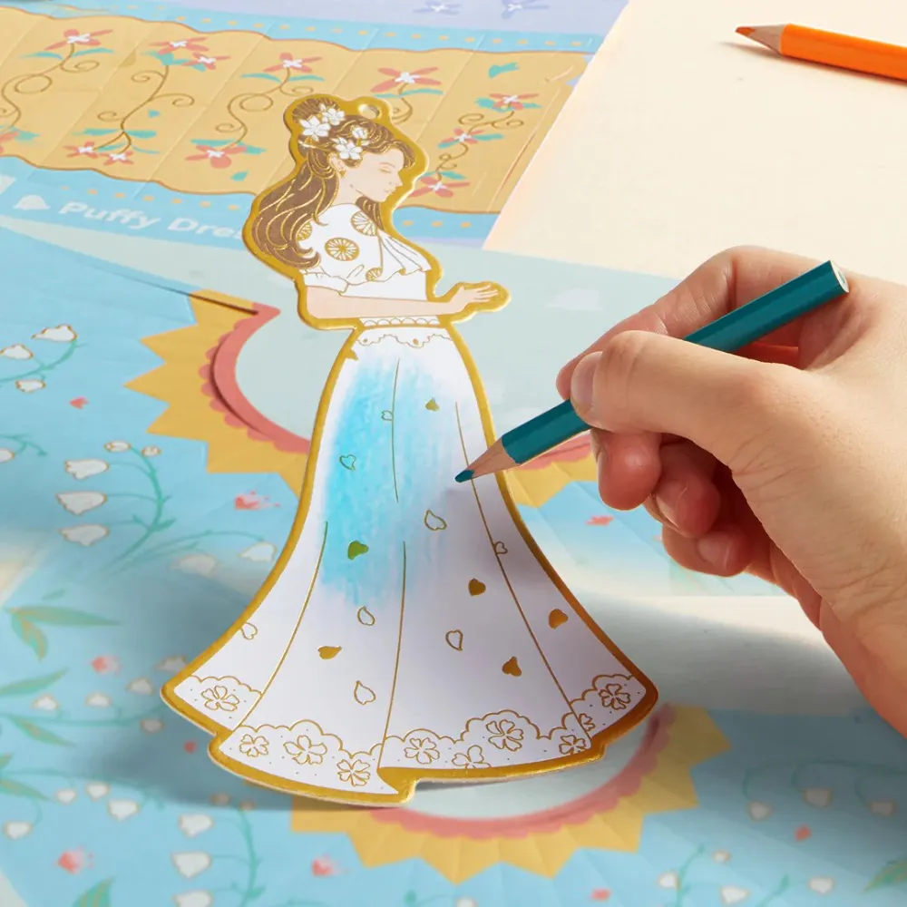 Paper Craft Colouring Cards: My Fashion Showcase