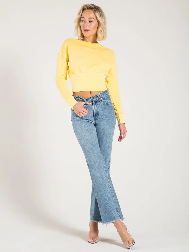 Philanthropy - Reeves Sweatshirt in Mellow Yellow