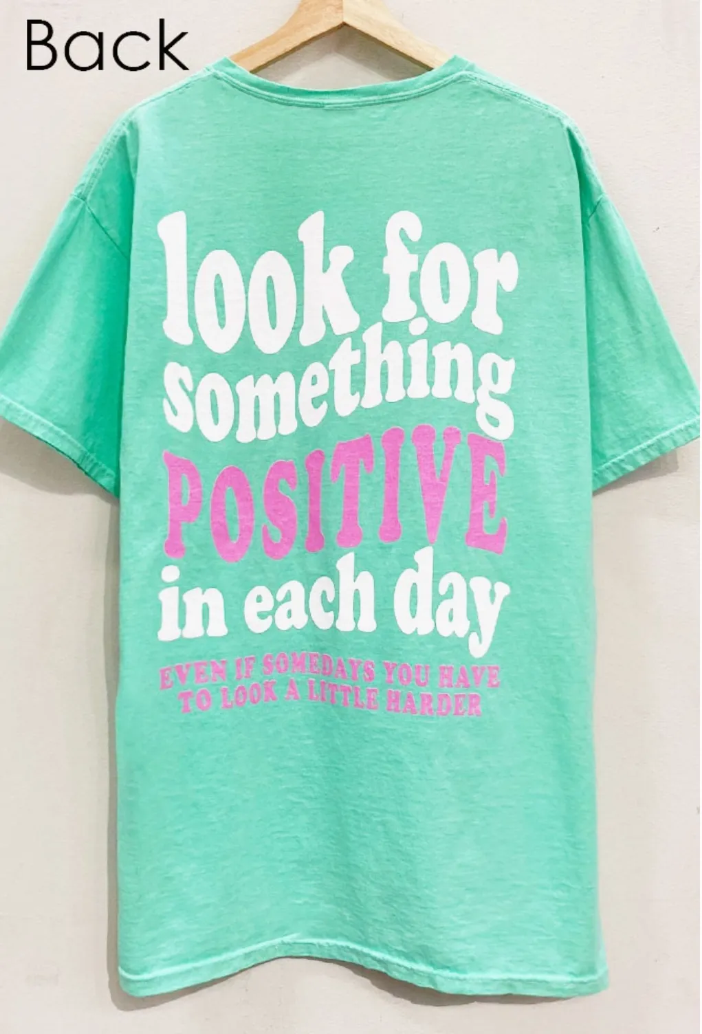 Positive Vibes Oversized Tee