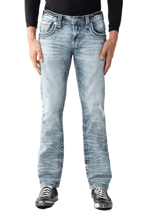 Rock Revival Men's Deen J203 Straight Jeans