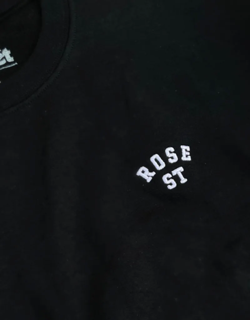 Rose Street Emb Arc Logo Crew Black