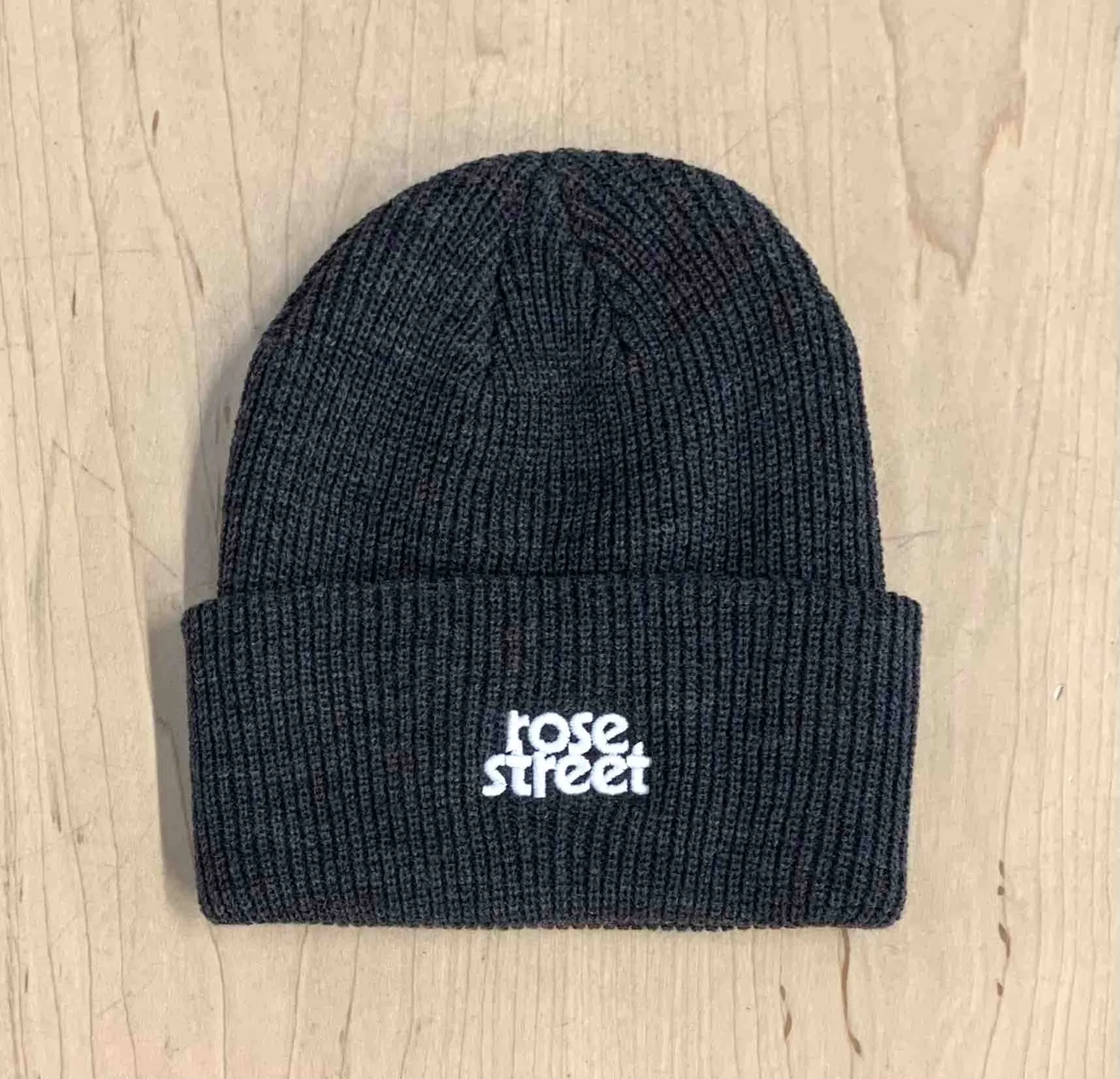 Rose Street Stacked Logo Beanie Single Cuff: Assorted Colors