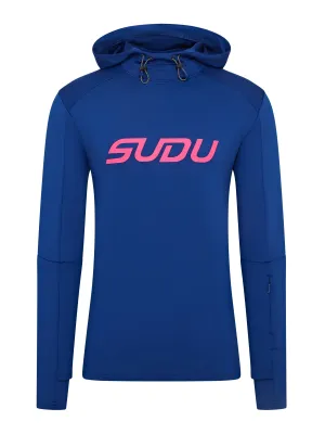 SRH 01 Run Hoodie - Dark Blue/Pink