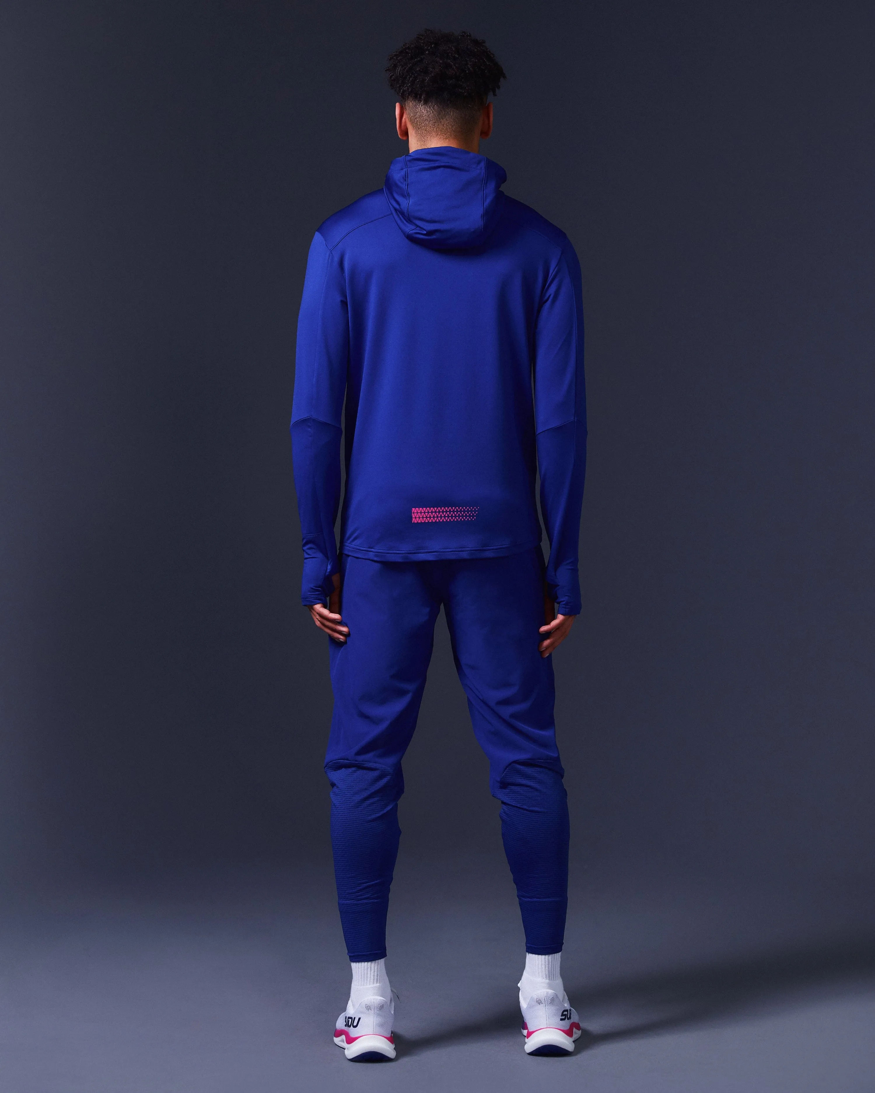 SRH 01 Run Hoodie - Dark Blue/Pink