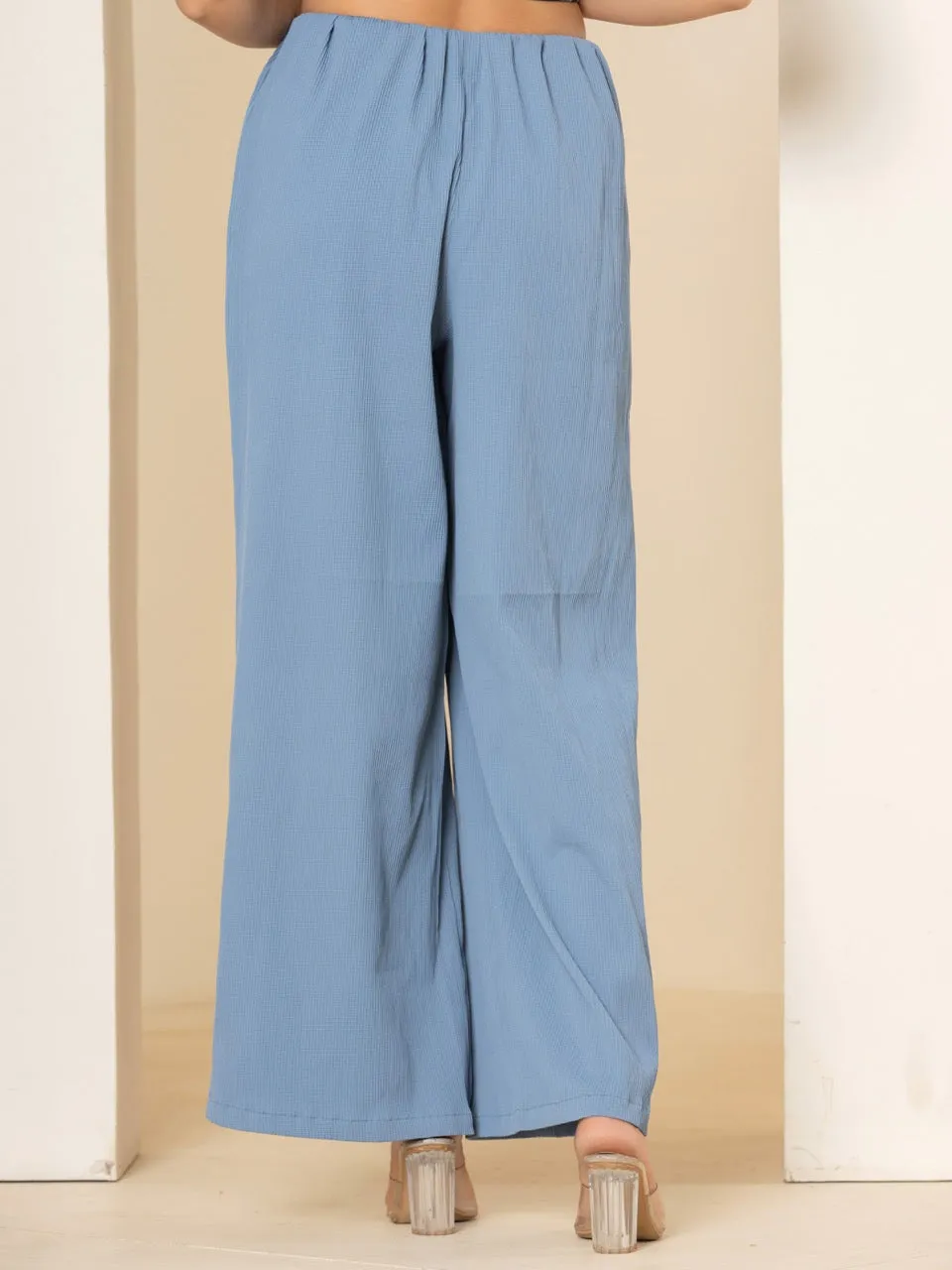 Star Line Sky Blue Comfort Pants