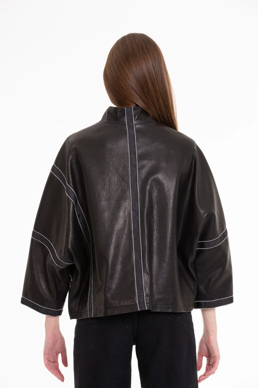 The Lojila Women Leather Women Jacket