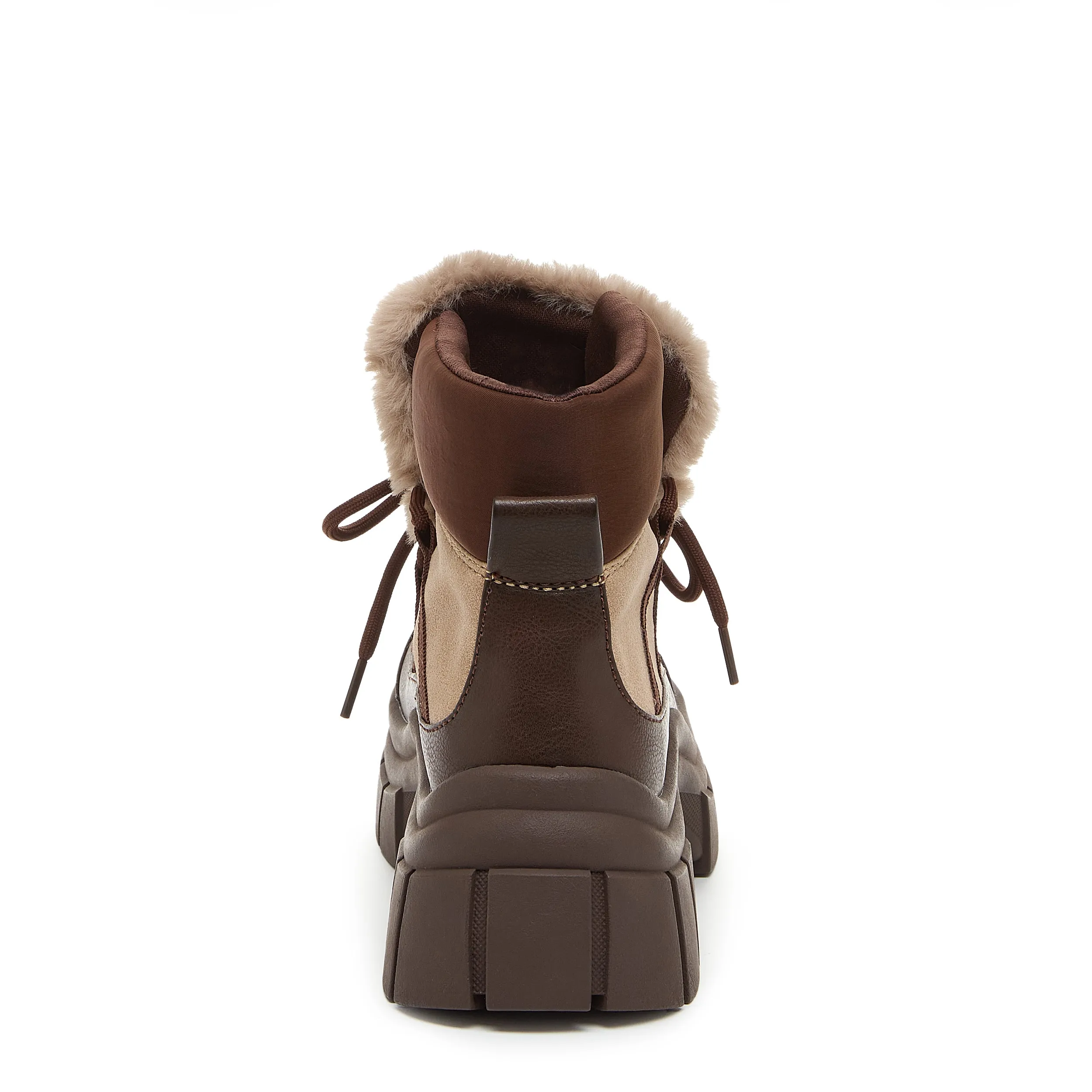 Tiger Taupe Chunky Boots