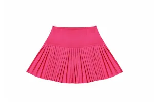 Tween Bottoms | Pleated Skirt- Hot Pink | MIA New York