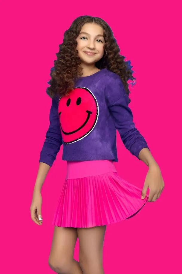 Tween Bottoms | Pleated Skirt- Hot Pink | MIA New York