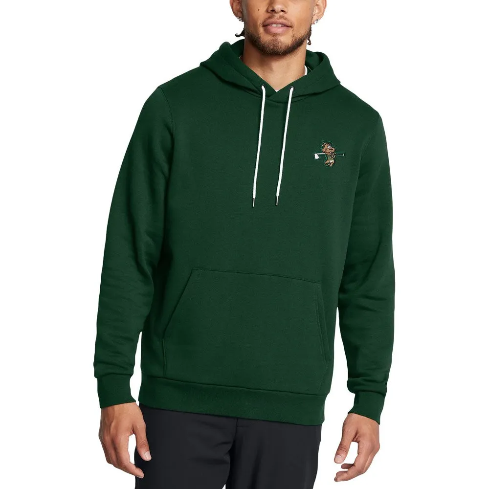 Under Armour Icon Goin' Under Golf Hoodie - Forest Green/White