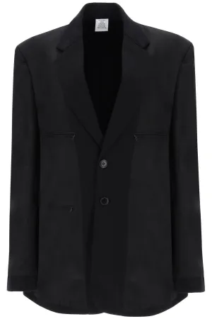 Vetements reversed single-breasted blazer