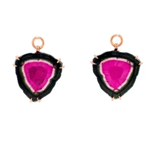 Watermelon Tourmaline Earring Jackets