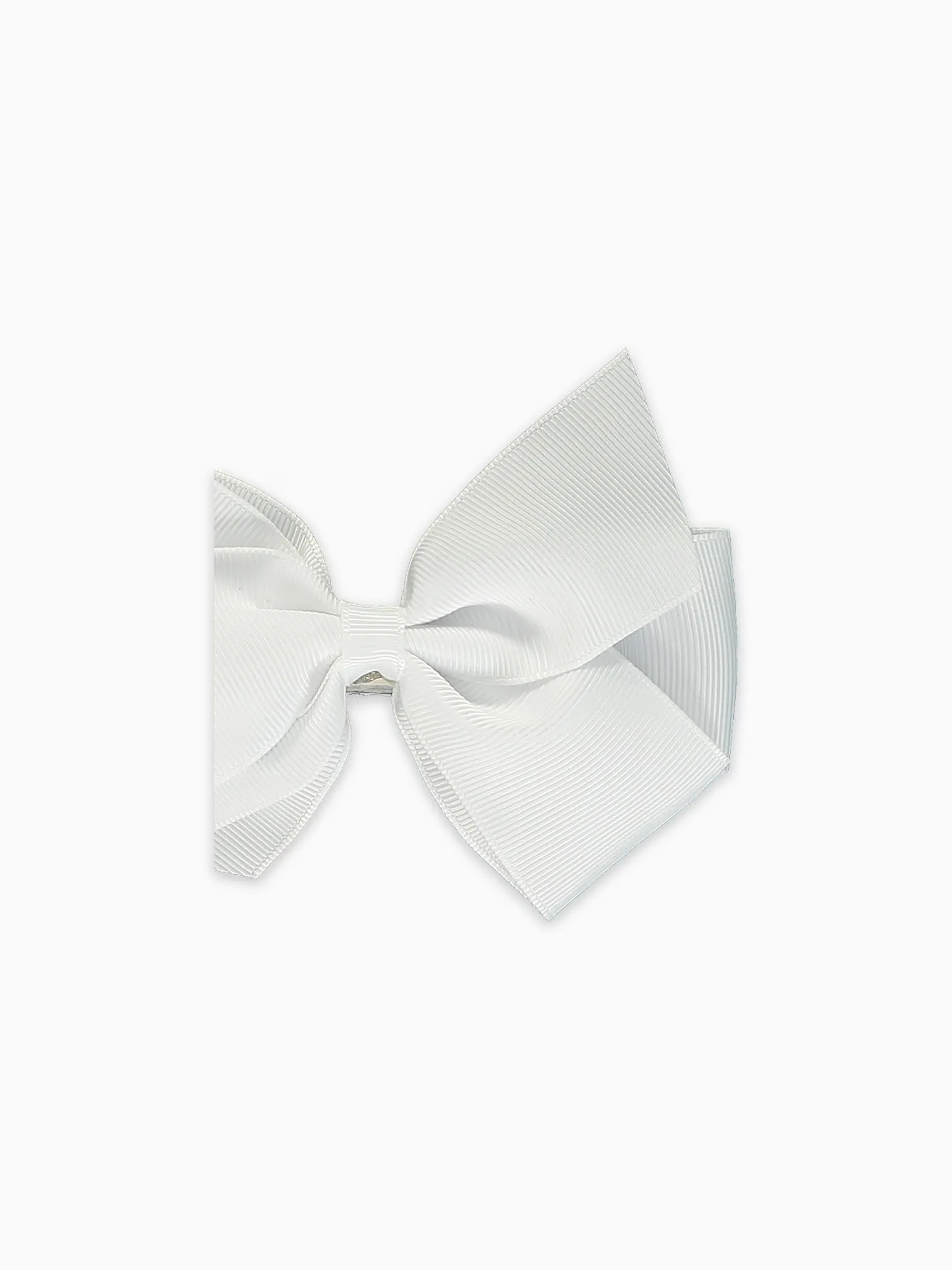 White Big Bow Girl Clip