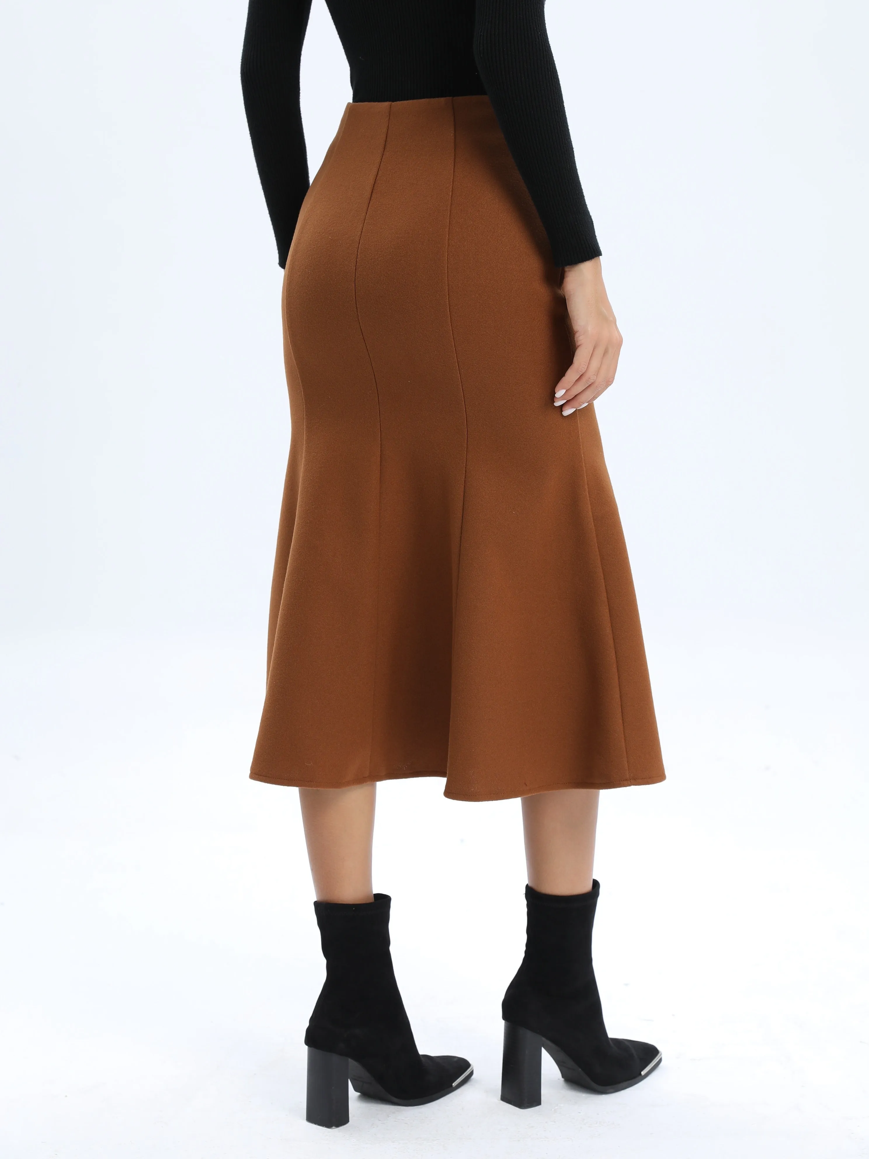 Women's Fashion Lantern Solid Skirts