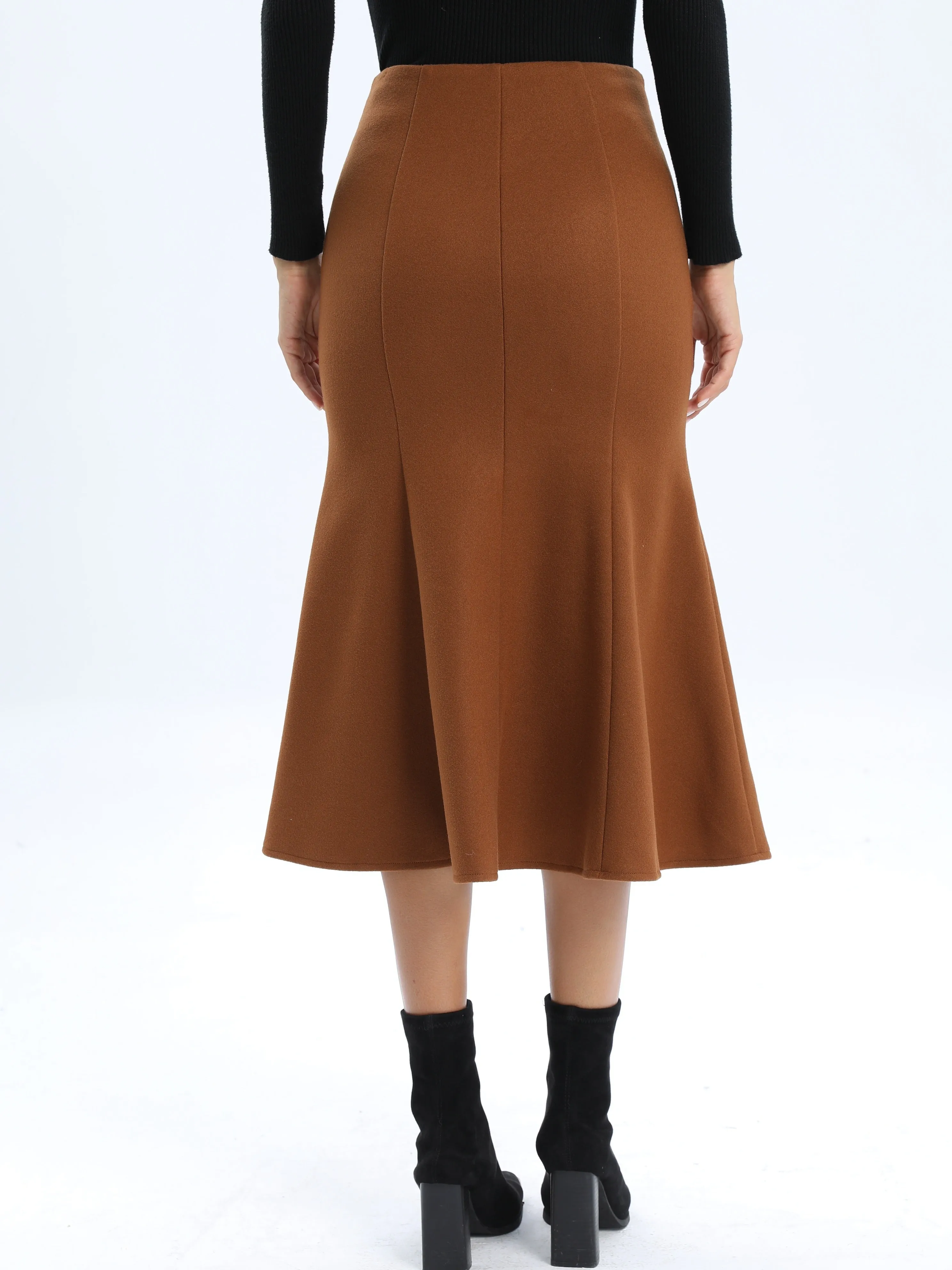 Women's Fashion Lantern Solid Skirts