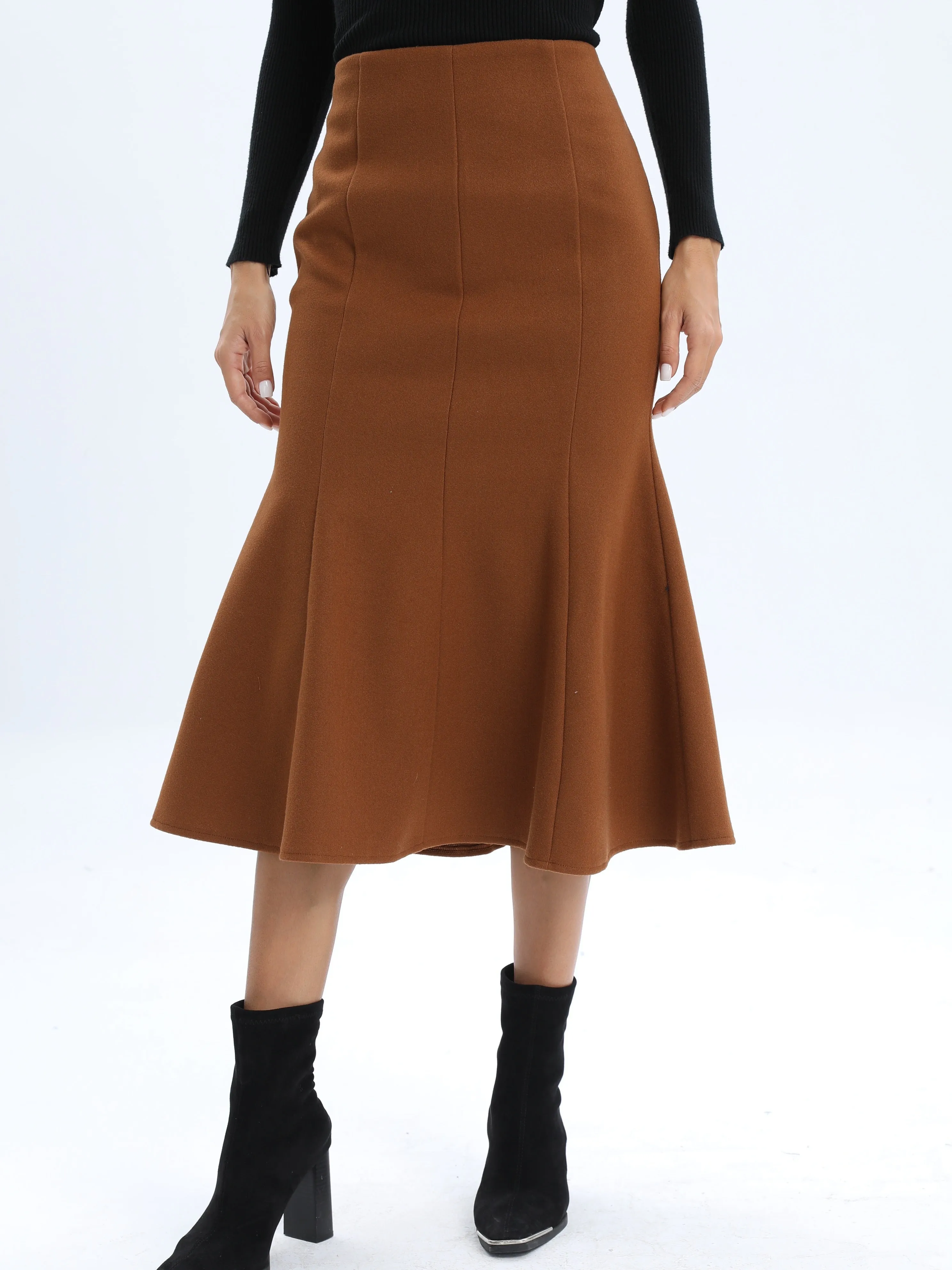 Women's Fashion Lantern Solid Skirts