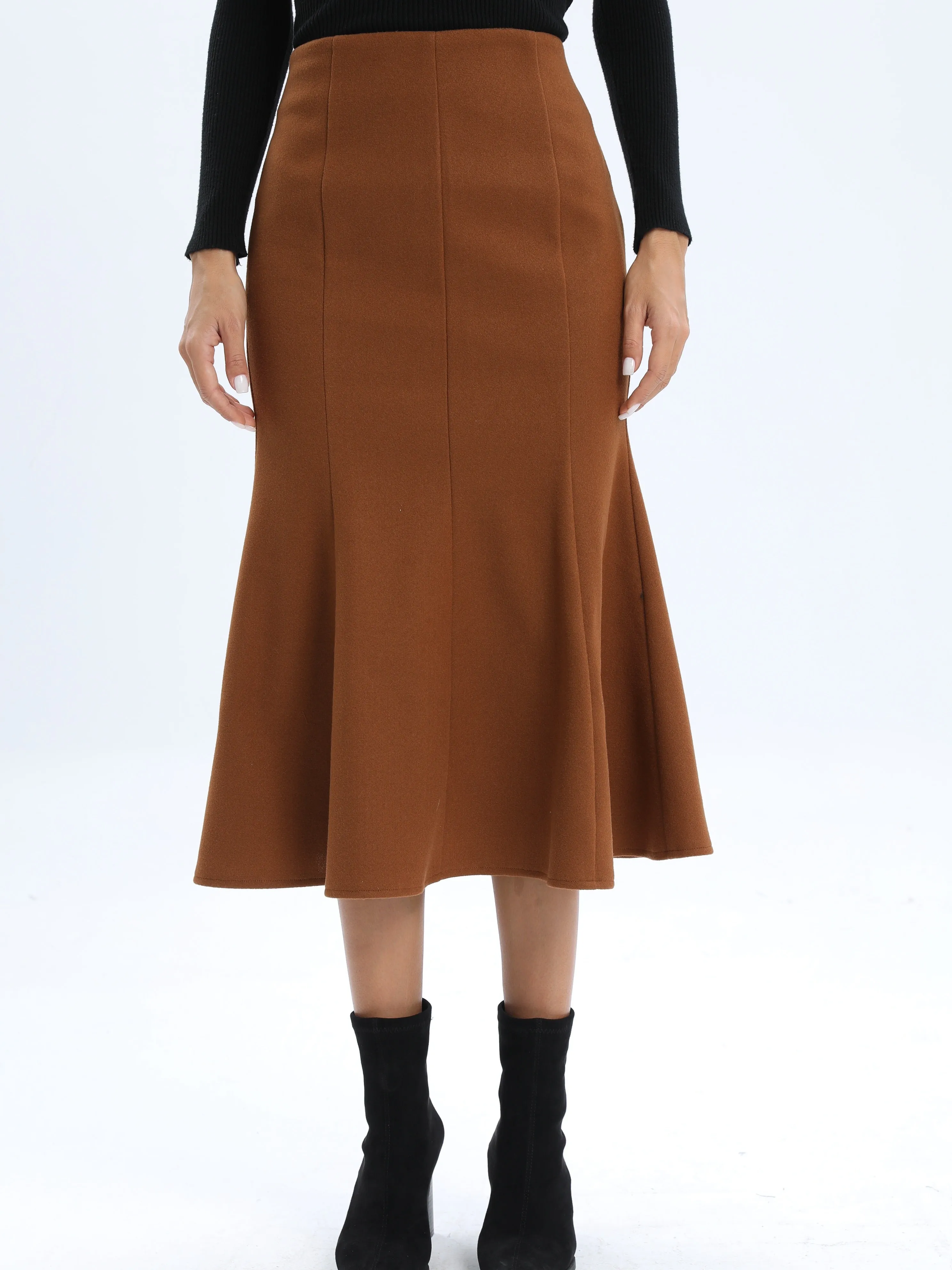 Women's Fashion Lantern Solid Skirts