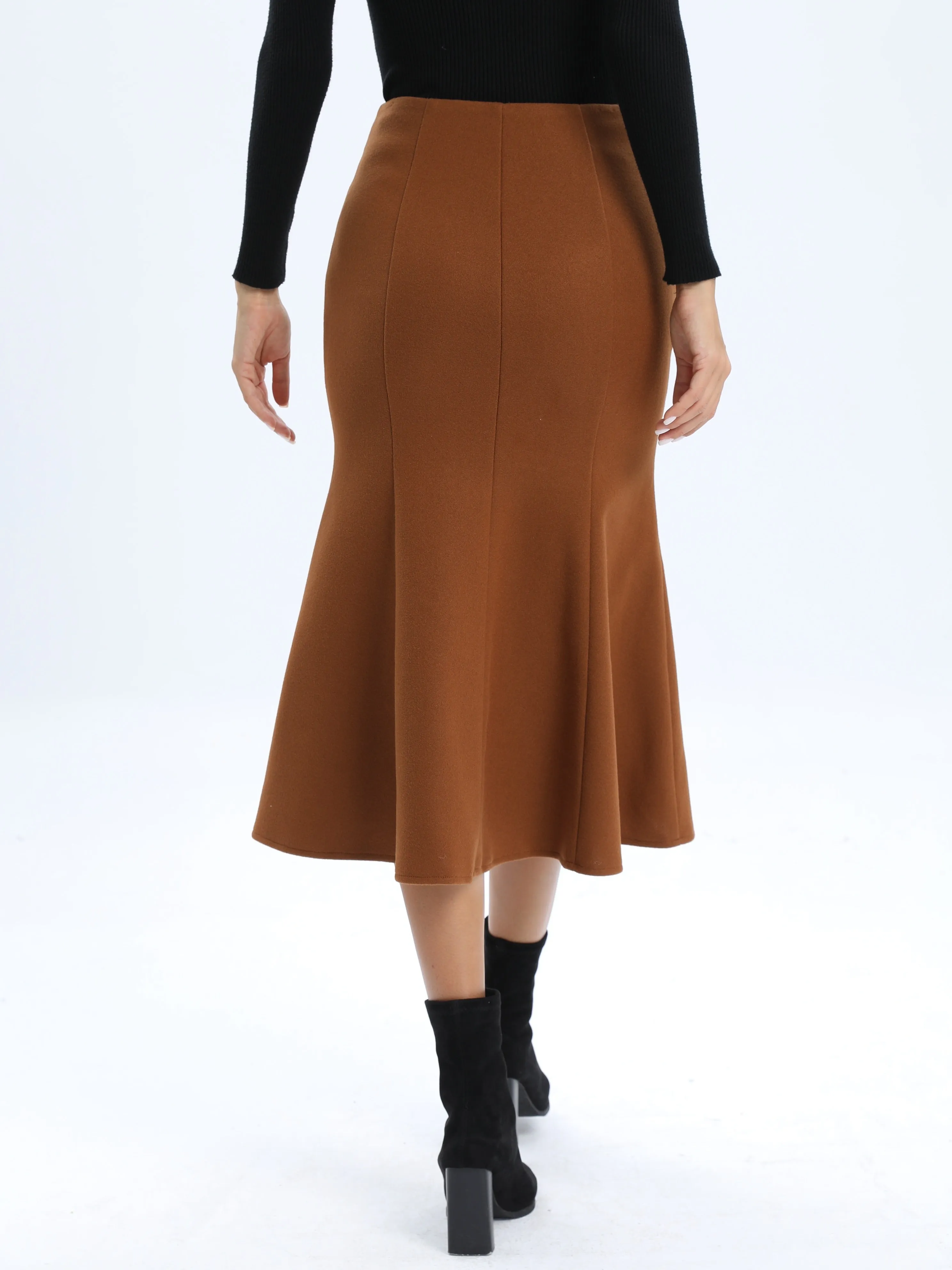 Women's Fashion Lantern Solid Skirts